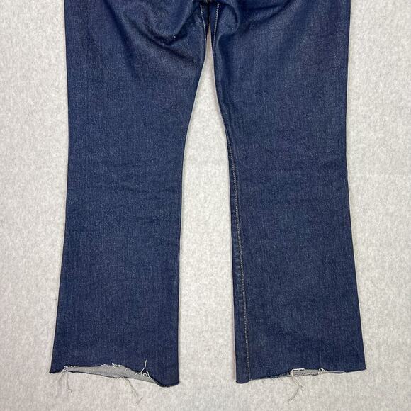 Levi's Premium 28 Dark Wash Ribcage Boot High Waisted Jean 28x27.5 Button Fly - Picture 6 of 9